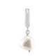 Ciondolo in argento con Perla d'Acqua Dolce Bianca (TPC)
