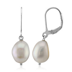 Orecchini in argento con Perla di Acqua Dolce (TPC)