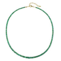 Collana in argento con Smeraldo Zambia