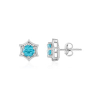 Orecchini in argento con Topazio Paraiba