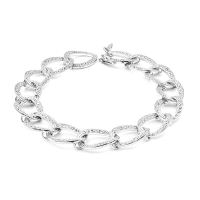 Bracciale in argento con Marcassite Cromo a specchio (Dallas Prince Designs)