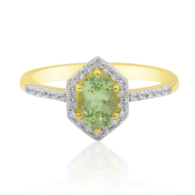 Anello in oro con Tsavorite del Kenya (Adela Gold)