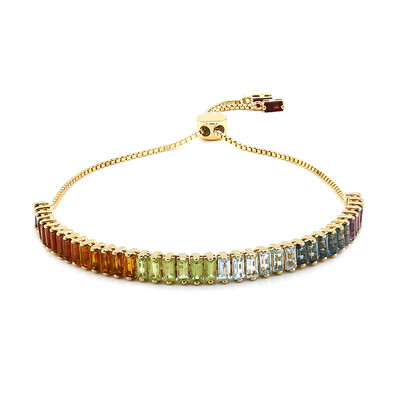Bracciale in argento con Topazio Blu Cielo