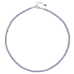 Collana in argento con Tanzanite