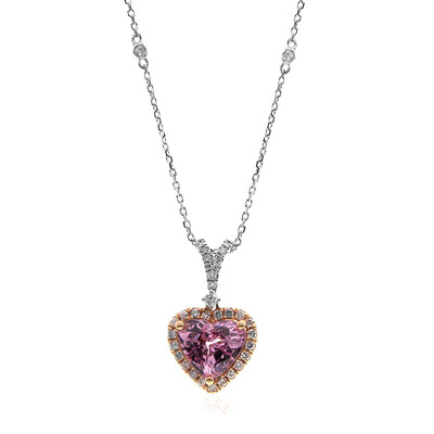 Collana in oro con Spinello Birmano Rosa (CIRARI)