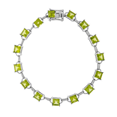 Bracciale in argento con Peridoto Arizona