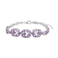 Bracciale in argento con Ametista