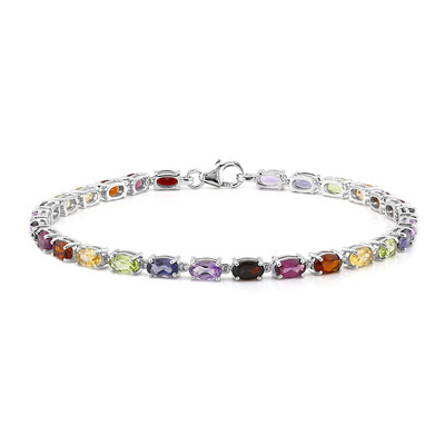 Bracciale in argento con Granato