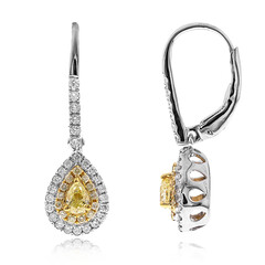 Orecchini in oro con Diamante Giallo SI2 (CIRARI)