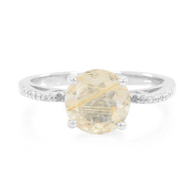 Anello in argento con Quarzo Rutilato