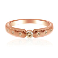 Anello in oro con Diamante Rose de France SI1 di Argyle