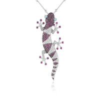 Collana in argento con Topazio Blu Svizzero (Dallas Prince Designs)