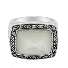 Anello da uomo in argento con Madreperla