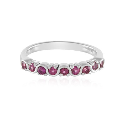 Anello in argento con Rodolite