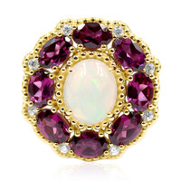 Anello in argento con Opale di Welo (Dallas Prince Designs)
