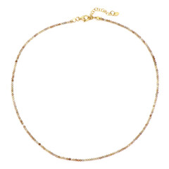 Collana in argento con Zircone Fancy
