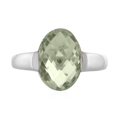 Anello in argento con Ametista Verde