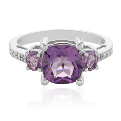 Anello in argento con Ametista Rose de France