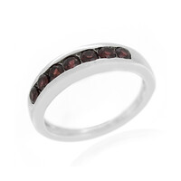 Anello in argento con Rodolite