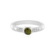 Anello in argento con Zircone Ceylon Verde