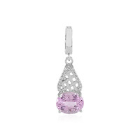 Ciondolo in argento con Kunzite