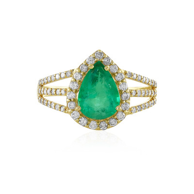 Anello in oro con Smeraldo Etiope (AMAYANI)