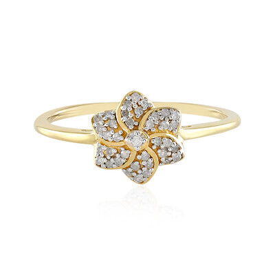 Anello in argento con Diamante I2 (I)