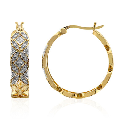 Orecchini in argento con Diamante I3 (I)