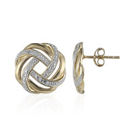 Orecchini in argento con Diamante I3 (I)