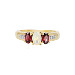 Anello in argento con Opale di Welo