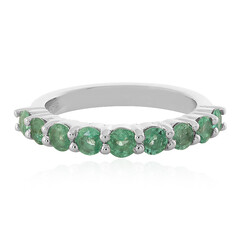 Anello in argento con Smeraldo Etiope