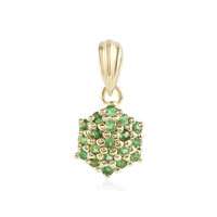 Ciondolo in argento con Tsavorite