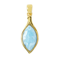 Ciondolo in argento con Larimar
