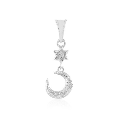 Ciondolo in argento con Diamante I2 (I)