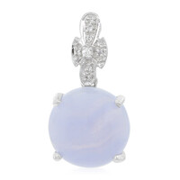 Ciondolo in argento con Agata Blue Lace