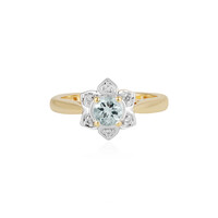 Anello in argento con Acquamarina