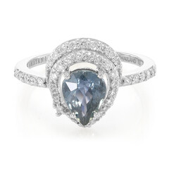 Anello in oro con Zaffiro (non riscaldato) (AMAYANI)