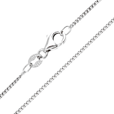 Catenina groumette in argento - 50 cm - 2,8 g