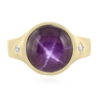 Anello in argento con Granato Stellato