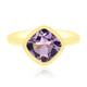 Anello in argento con Ametista Rose de France (MONOSONO COLLECTION)