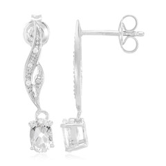 Orecchini in argento con Goshenite