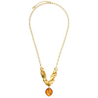 Collana in argento con Ambra Baltica