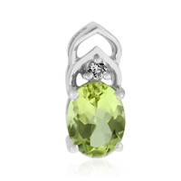 Ciondolo in argento con Quarzo Ouro Verde
