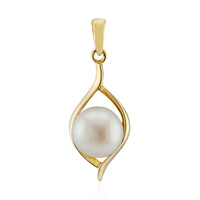 Ciondolo in argento con Perla d'Acqua Dolce Bianca