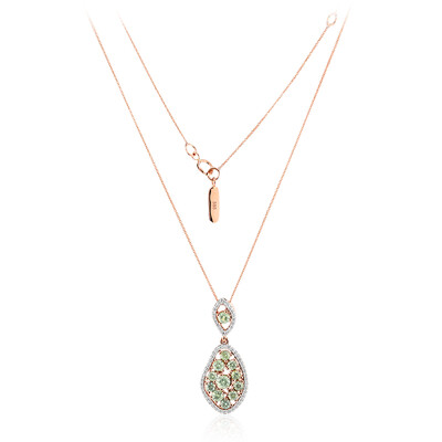 Collana in oro con Demantoide del Madagascar (John Ferry)