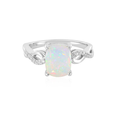 Anello in argento con Opale di Welo