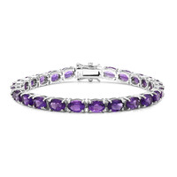 Bracciale in argento con Ametista Zambiana