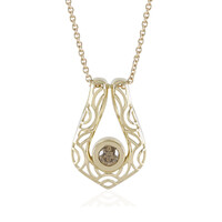 Collana in oro con Diamante Champagne I2 (Ornaments by de Melo)