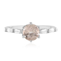 Anello in oro con Morganite Brasiliana