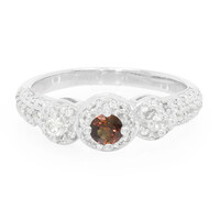 Anello in argento con Zaffiro Cangiante (non riscaldato)
